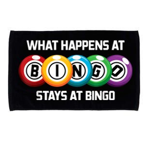 What Happens At Bingo Stays At Bingo Microfiber Hand Towel