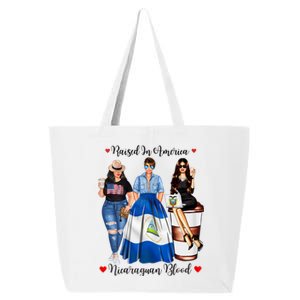 Womenss Half American Half Nicaraguan Womenss USA Born In Nicaragua 25L Jumbo Tote