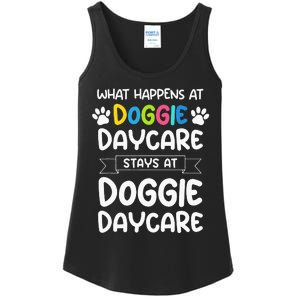 What happens at doggie daycare Quote Dog Daycare Worker Ladies Essential Tank