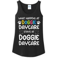 What happens at doggie daycare Quote Dog Daycare Worker Ladies Essential Tank