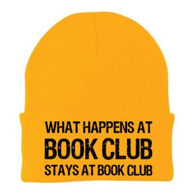 What Happens At Book Club Stays At Book Club Knit Cap Winter Beanie