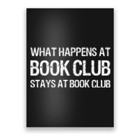 What Happens At Book Club Stays At Book Club Poster