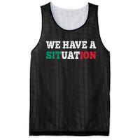 We Have A Situation New Jersey Garden Nj Shore Italian Flag Mesh Reversible Basketball Jersey Tank