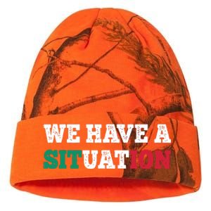 We Have A Situation New Jersey Garden Nj Shore Italian Flag Kati Licensed 12" Camo Beanie