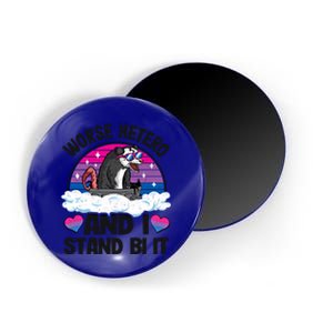 Worse Hetero And I Stand Bi It Opossum Bi Pride Bisexual Meaningful Gift Magnet