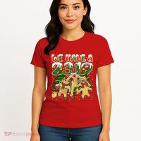 We Have A 2319 Comedy Detection Agency Christmas Monsters Christmas Womens T-Shirt