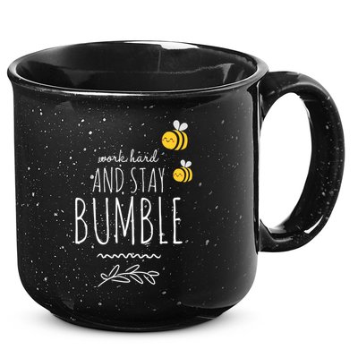 Work Hard And Stay Bumble Funny Bee Humble Great Gift 15oz Campfire Ceramic Mug