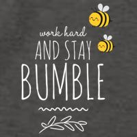 Work Hard And Stay Bumble Funny Bee Humble Great Gift Vector Backpack