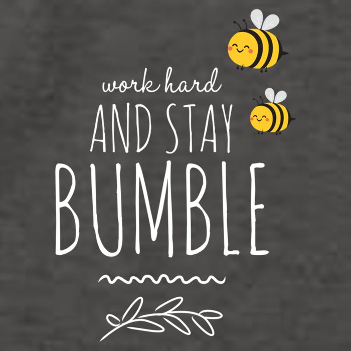 Work Hard And Stay Bumble Funny Bee Humble Great Gift Vector Backpack