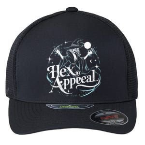 Witchy Hex Appeal Fun And Spooky Halloween Vibes Cute Gift Flexfit Unipanel Trucker Cap