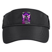 Why Hex A Little When U Can Hex Alotl Axolotl Halloween  Adult Drive Performance Visor
