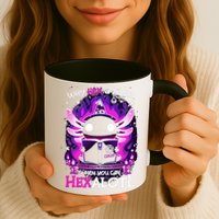 Why Hex A Little When U Can Hex Alotl Axolotl Halloween  Mug