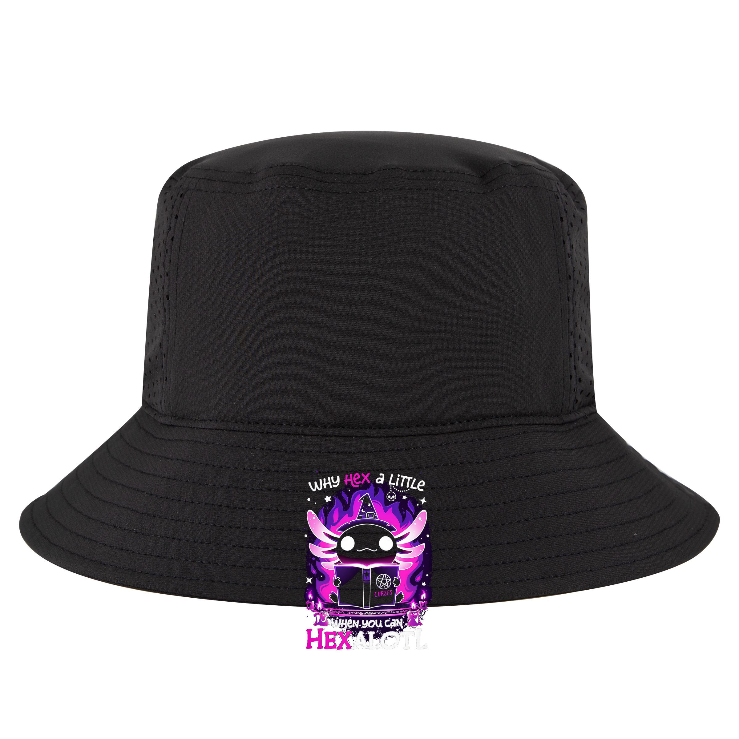 Why Hex A Little When U Can Hex Alotl Axolotl Halloween  Pom Pom 12in Knit Beanie