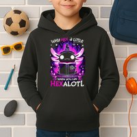 Why Hex A Little When U Can Hex Alotl Axolotl Halloween  Kids Hoodie