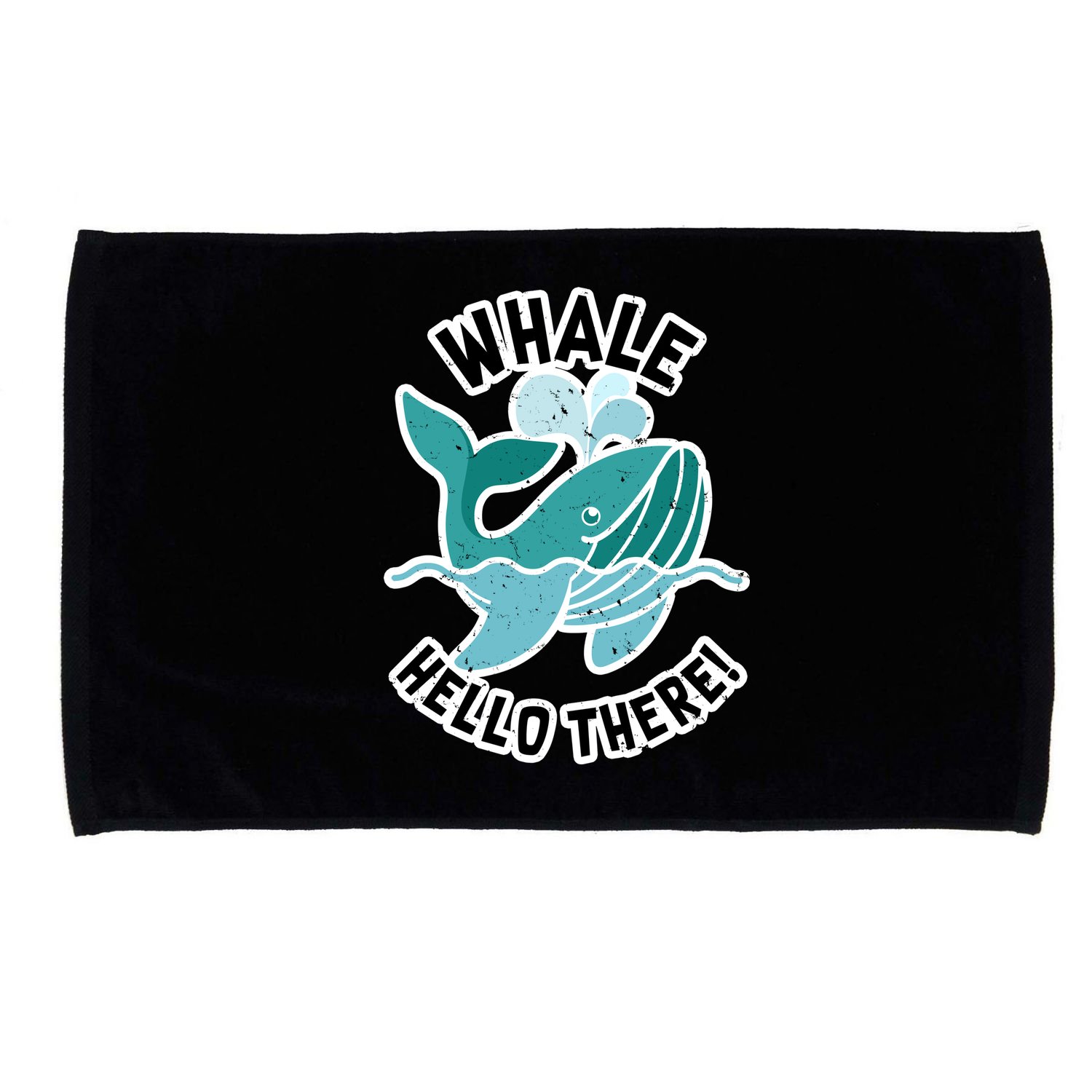 Whale Hello There Microfiber Hand Towel