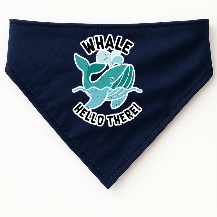 Whale Hello There USA-Made Doggie Bandana