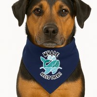 Whale Hello There USA-Made Doggie Bandana