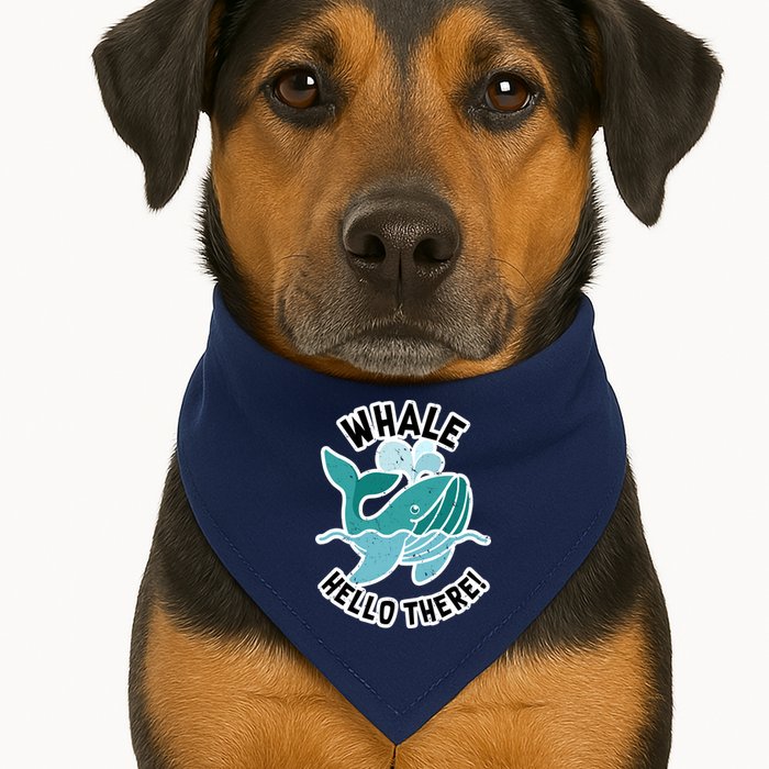 Whale Hello There USA-Made Doggie Bandana