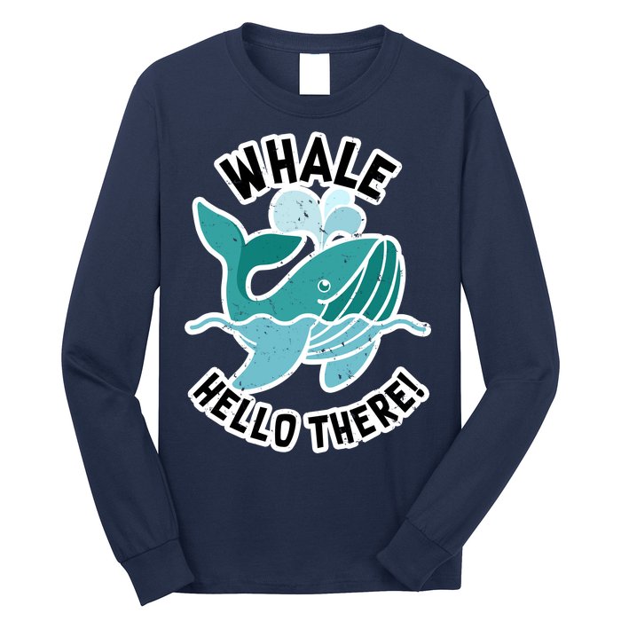 Whale Hello There Long Sleeve Shirt