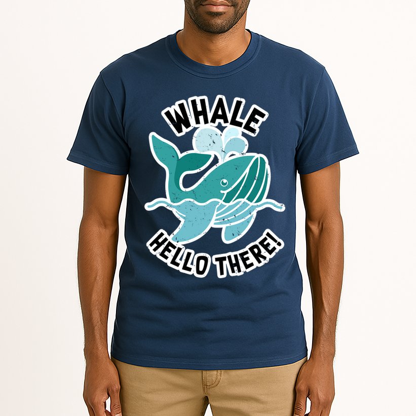 Whale Hello There Tall T-Shirt