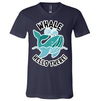 Whale Hello There V-Neck T-Shirt