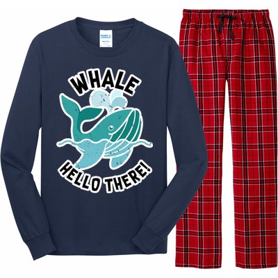 Whale Hello There Long Sleeve Pajama Set