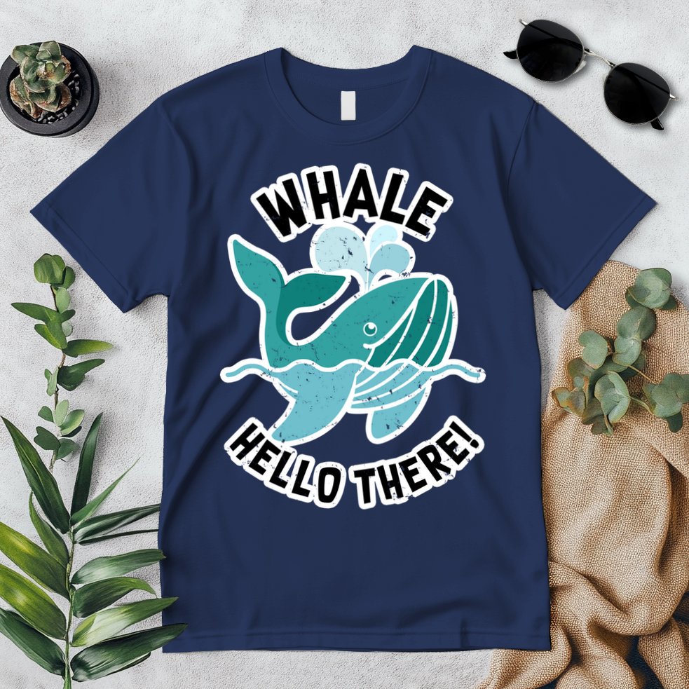 Whale Hello There Premium T-Shirt