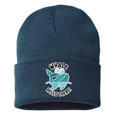 Whale Hello There Sustainable Knit Beanie