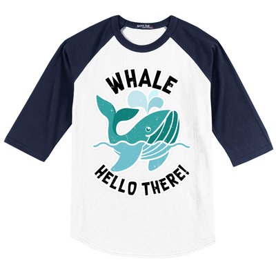 Whale Hello There Baseball Sleeve Shirt