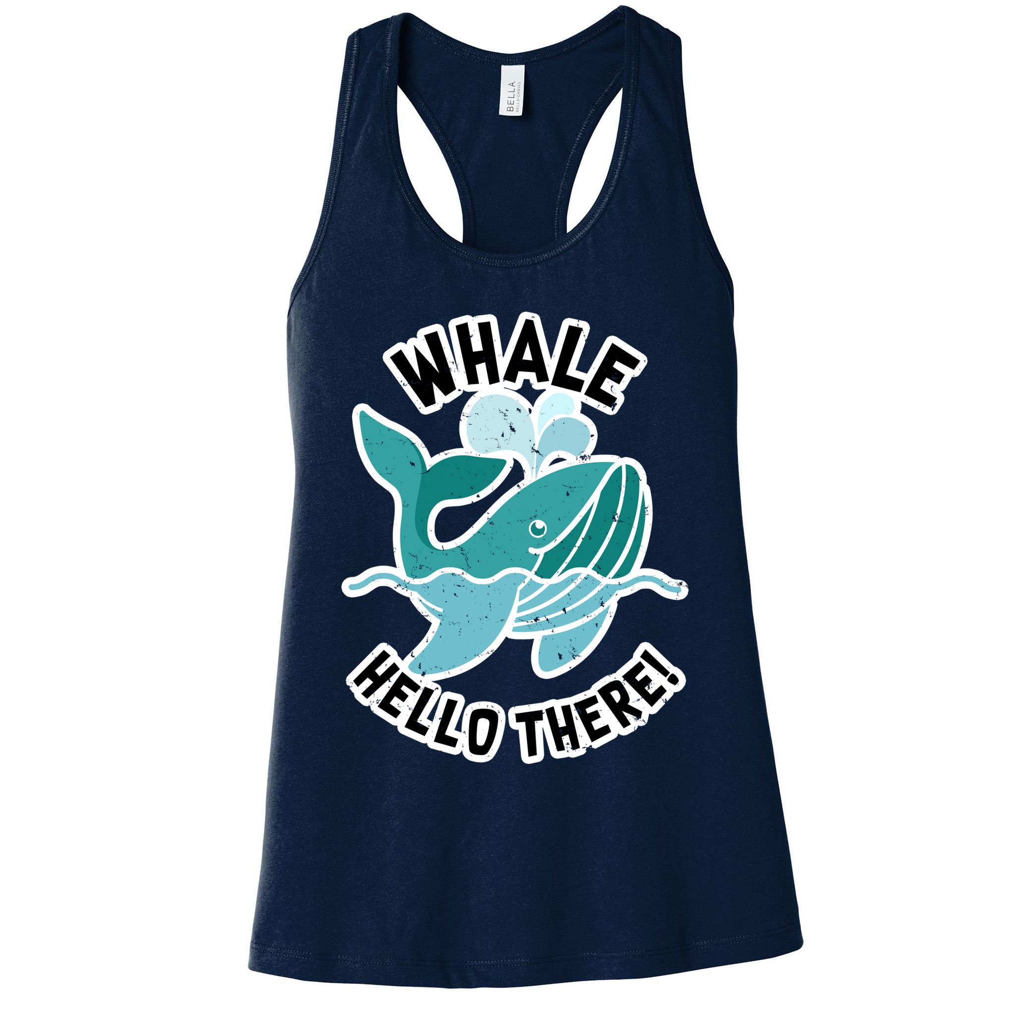 Whale Hello There Womens Tank Top