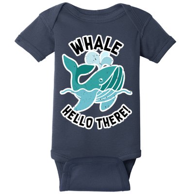 Whale Hello There Baby Bodysuit