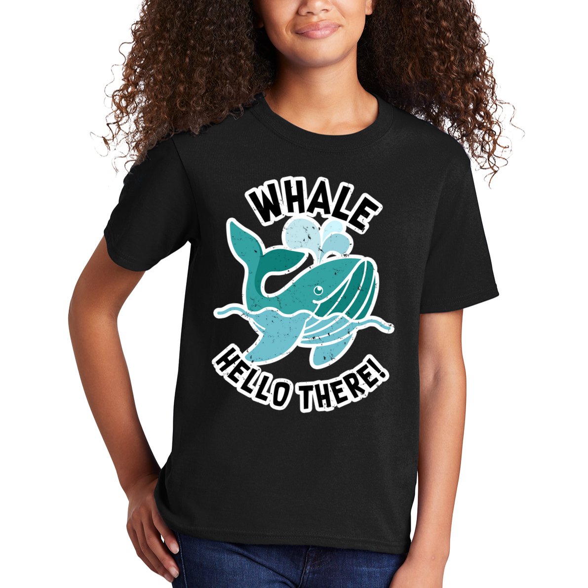 Whale Hello There Kids T-Shirt