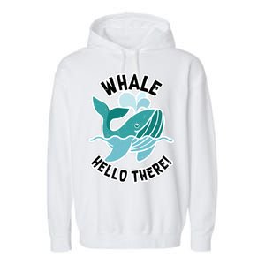 Whale Hello There Garment-Dyed Fleece Hoodie