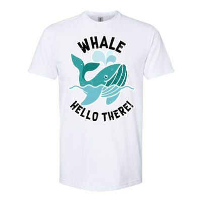 Whale Hello There Softstyle® CVC T-Shirt