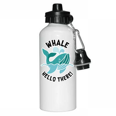 Whale Hello There Aluminum Water Bottle