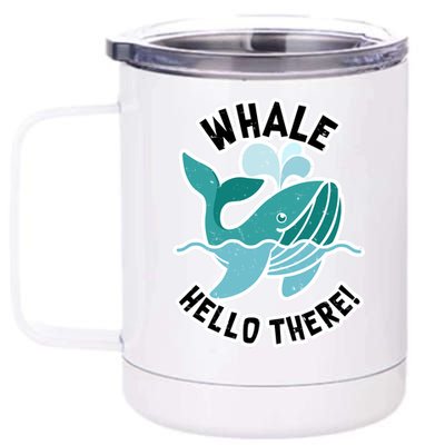 Whale Hello There 12 oz Stainless Steel Tumbler Cup