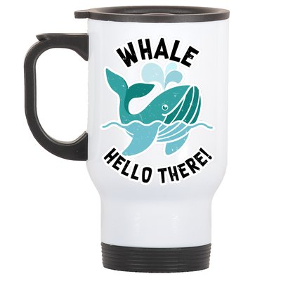 Whale Hello There Stainless Steel Travel Mug