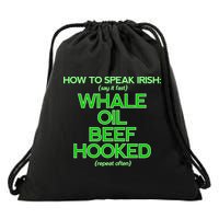 Whale Oil Beef Hooked Drawstring Bag