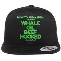 Whale Oil Beef Hooked Flat Bill Trucker Hat