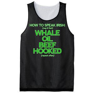 Whale Oil Beef Hooked Mesh Reversible Basketball Jersey Tank