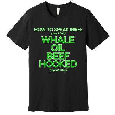 Whale Oil Beef Hooked Premium T-Shirt