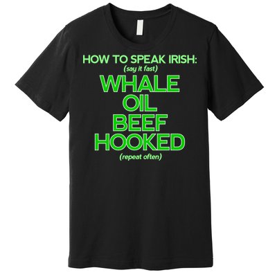 Whale Oil Beef Hooked Premium T-Shirt