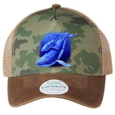 Whale Song of the Deep Legacy Tie Dye Trucker Hat