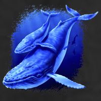 Whale Song of the Deep Garment-Dyed Fleece Hoodie