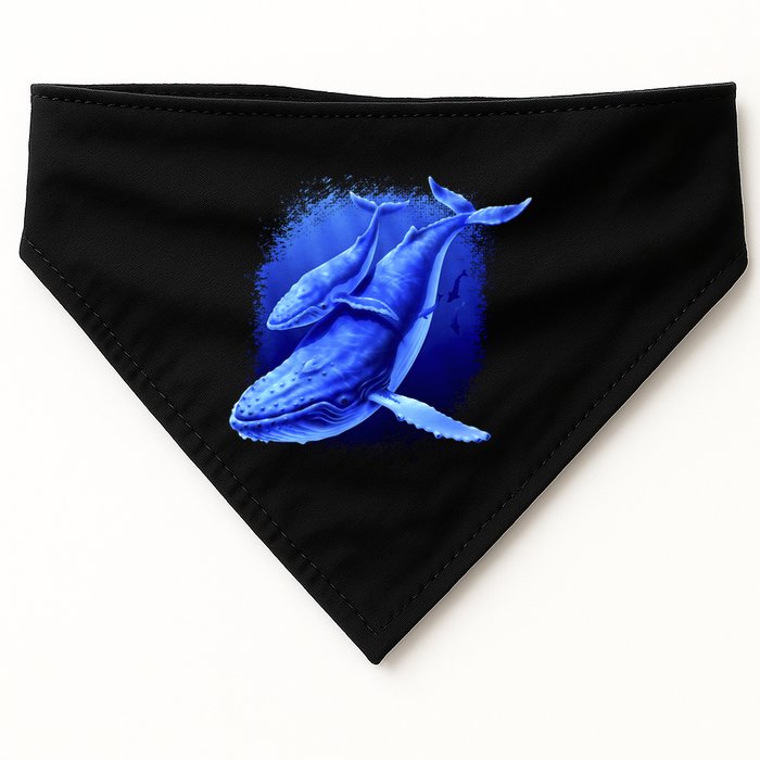 Whale Song of the Deep USA-Made Doggie Bandana