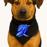 Whale Song of the Deep USA-Made Doggie Bandana