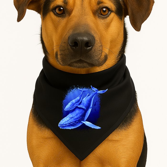 Whale Song of the Deep USA-Made Doggie Bandana