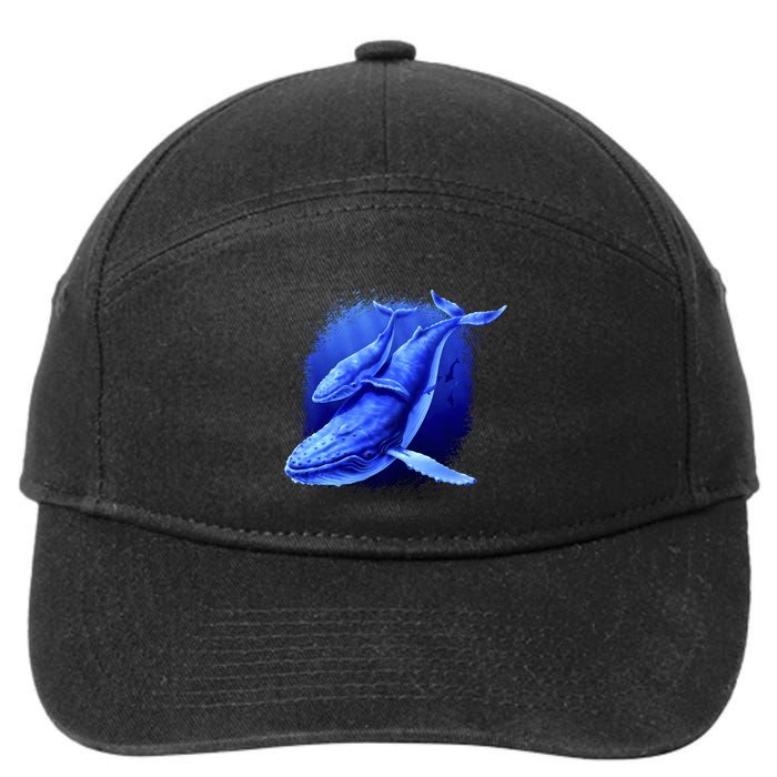 Whale Song of the Deep 7-Panel Snapback Hat