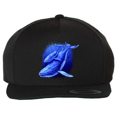 Whale Song of the Deep Wool Snapback Cap