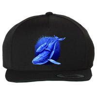 Whale Song of the Deep Wool Snapback Cap
